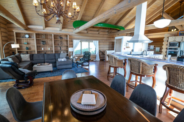 Meadows Malibu lower cabin living room