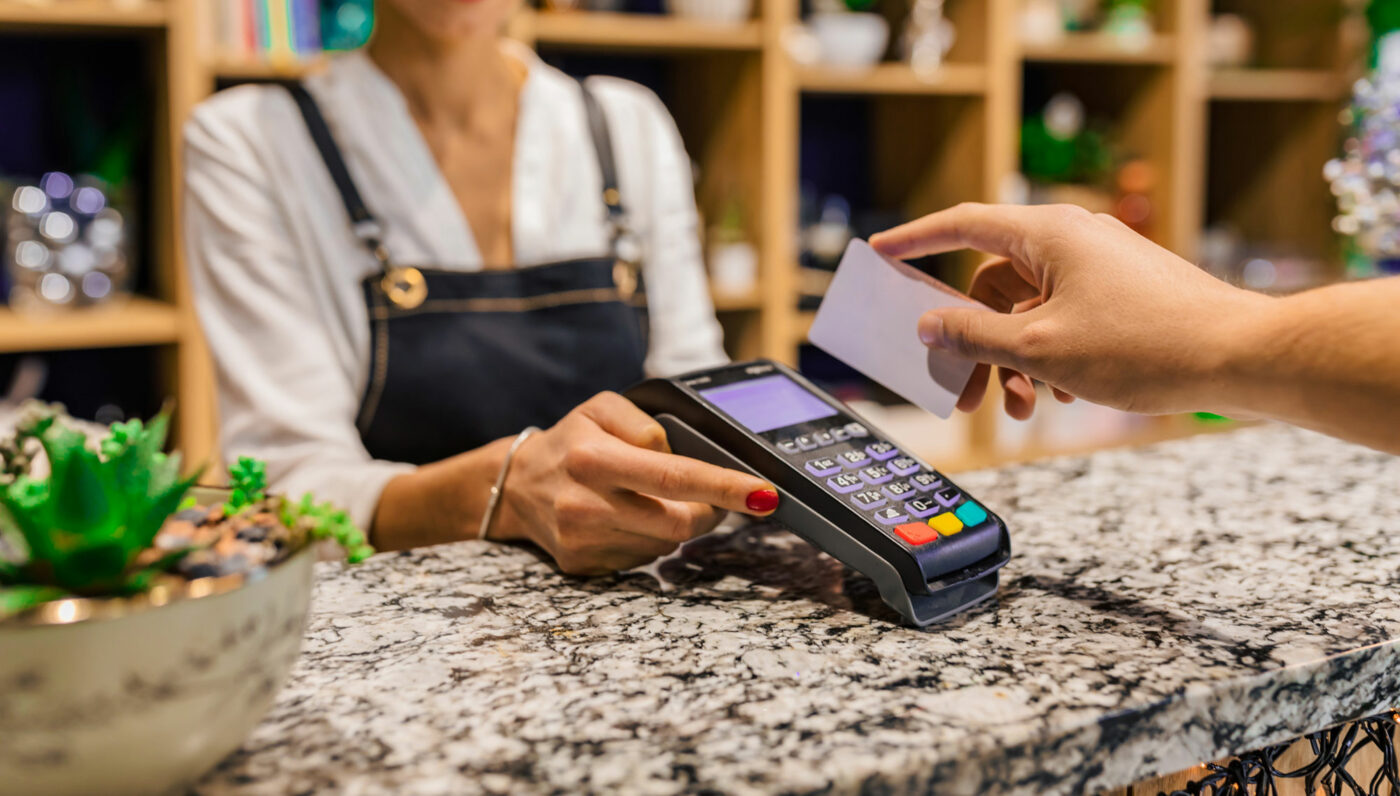 Swiping card